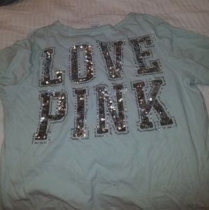 Victoria secret PINK shoulder cut shirt
